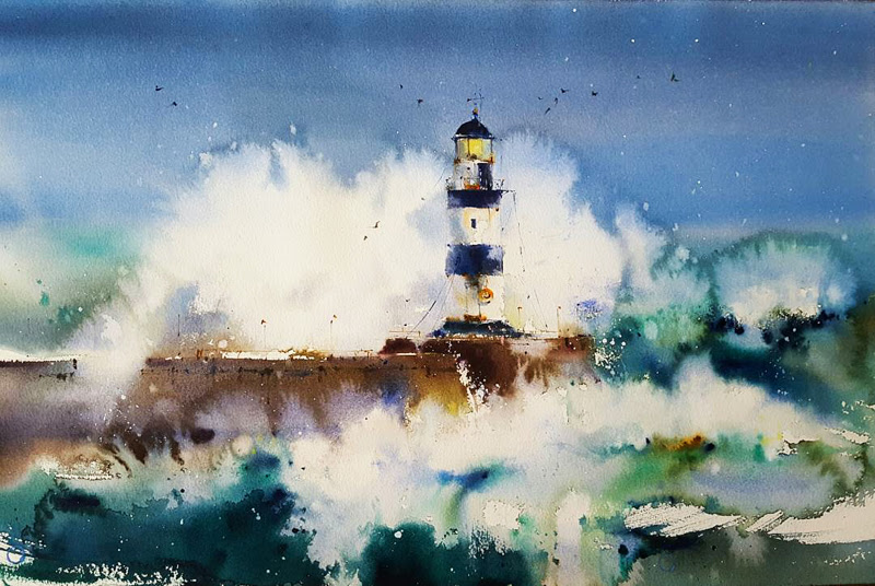 Beautiful Watercolor Paintings by Blanca Alvarez from Malaga, Spain.