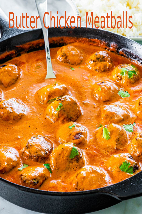 Butter Chicken Meatballs happy cook
