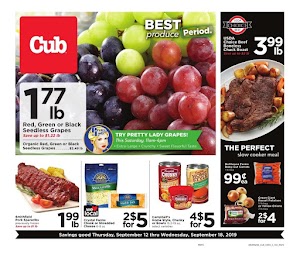 Cub Foods Specials Ad September 19 - 25, 2019