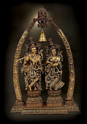 Radha Krishna - Brass Sculptures