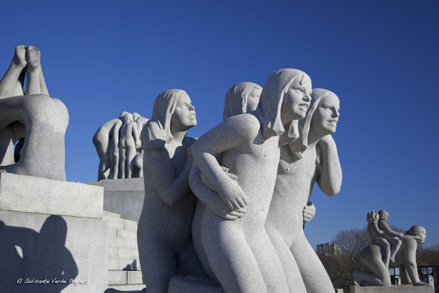 Vigeland Park, Oslo, por El Guisante Verde Project