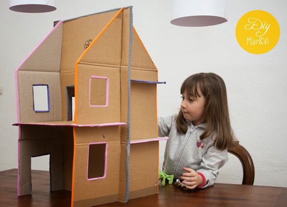 Casa de barbie shop de carton facil