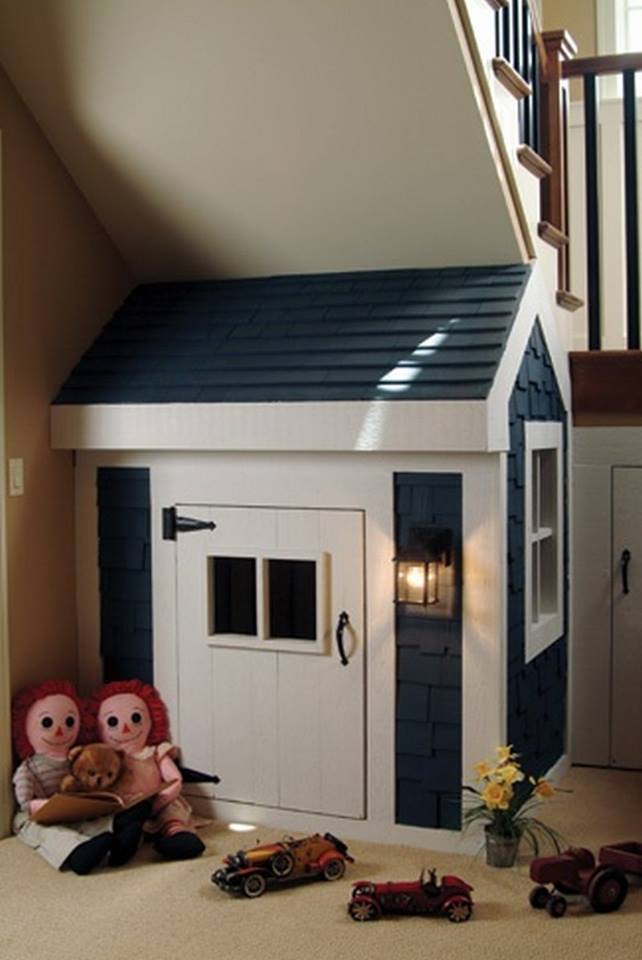 Fantastic Kids Mini Indoor Playhouse Under Stairs - Home Decor