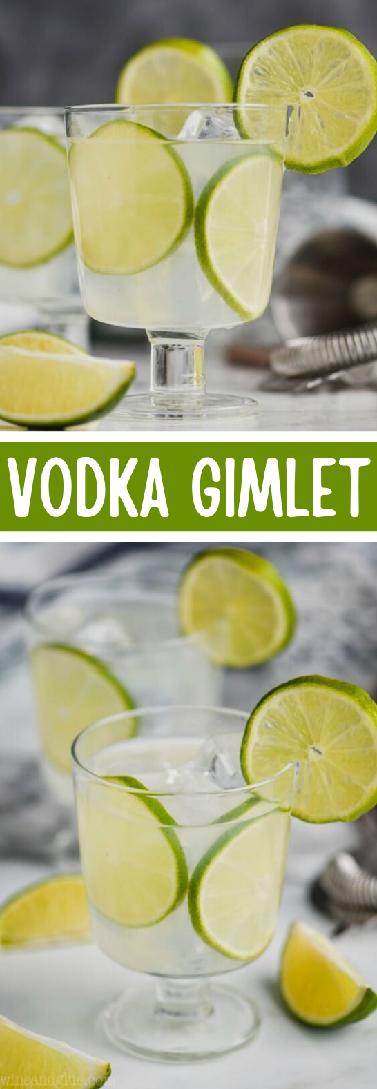 Vodka Gimlet easy cocktail