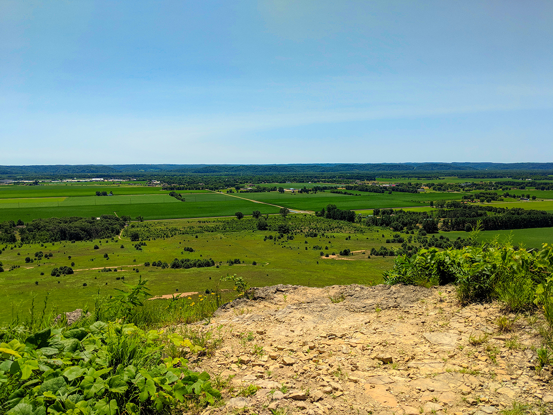 Hiking the Spring Green Preserve