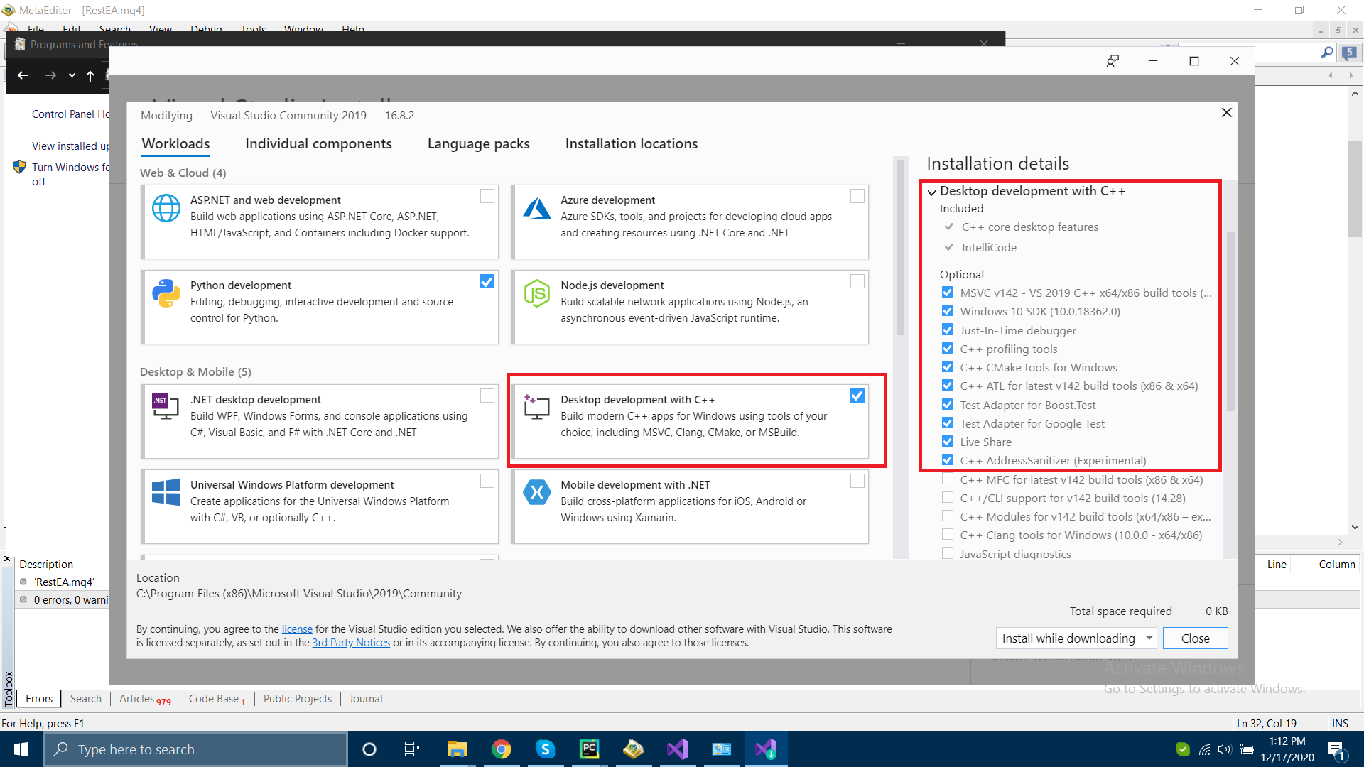 How to build CppRestSDK using Vcpkg in Visual Studio 2019 (X64 windows ...