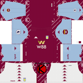 Aston Villa FC 2019/2020 Kit - Dream League Soccer Kits