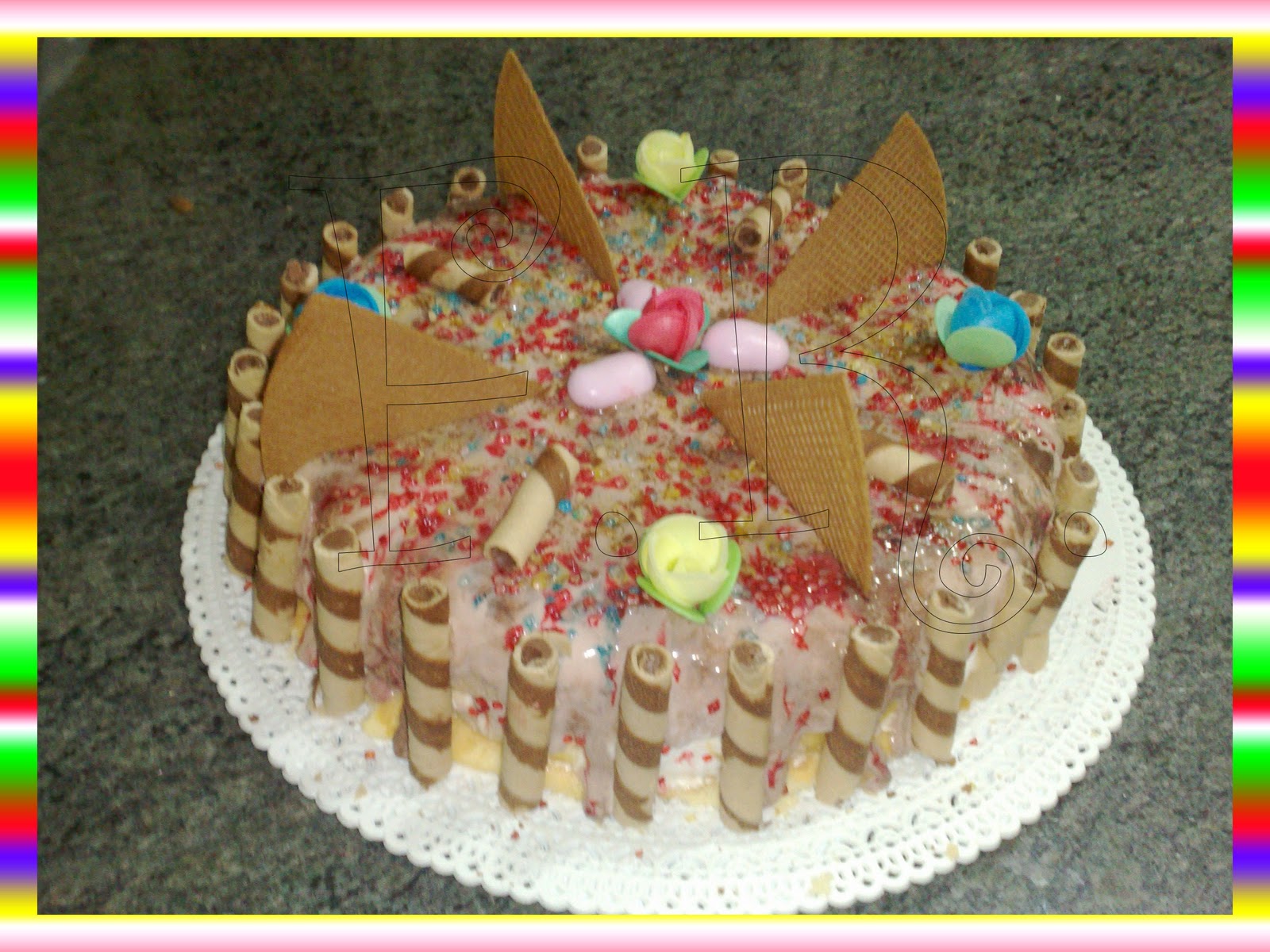 TORTA AL GELATO * * L'OASI DEI DOLCI By F.R. TORTA AL GELATO * * L'OASI DEI DOLCI By F.R.