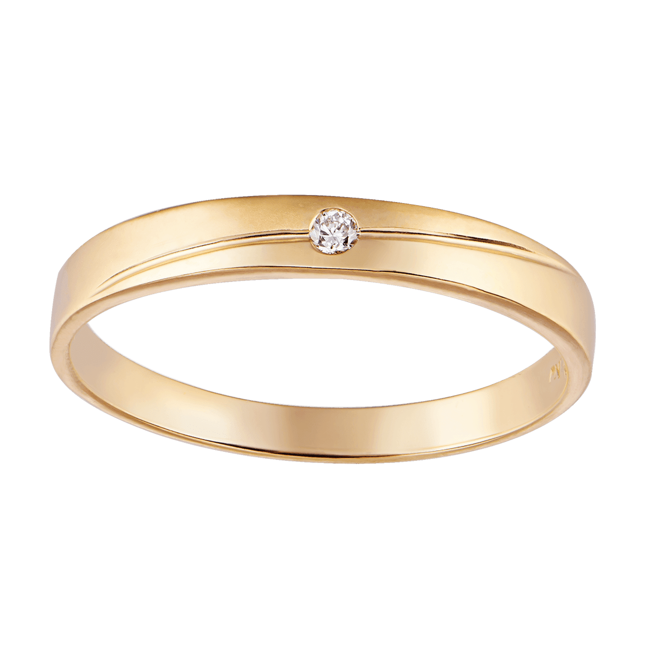 Nhẫn cưới Kim cương Vàng 18K PNJ DD00Y000510