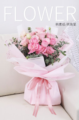 Kertas Buket Bunga / Flower-Bouquet Wrapping Paper (Seri HX ZIA)