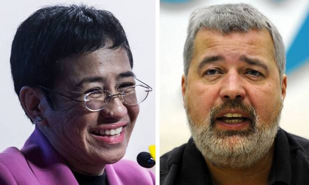 Nobel da Paz vai para 2 jornalistas por esforços contra fake news e liberdade de expressão