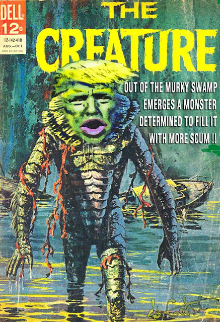American Horror, Starring Donald Trump Trump%2Bswamp%2Bcreature%2BEve%2BNatalie