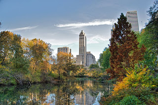Plan d'ensemble de Central Park à Manhattan, New York -  Il précise le lieu Source Wikimedia Commons: photo Ed Yourdon