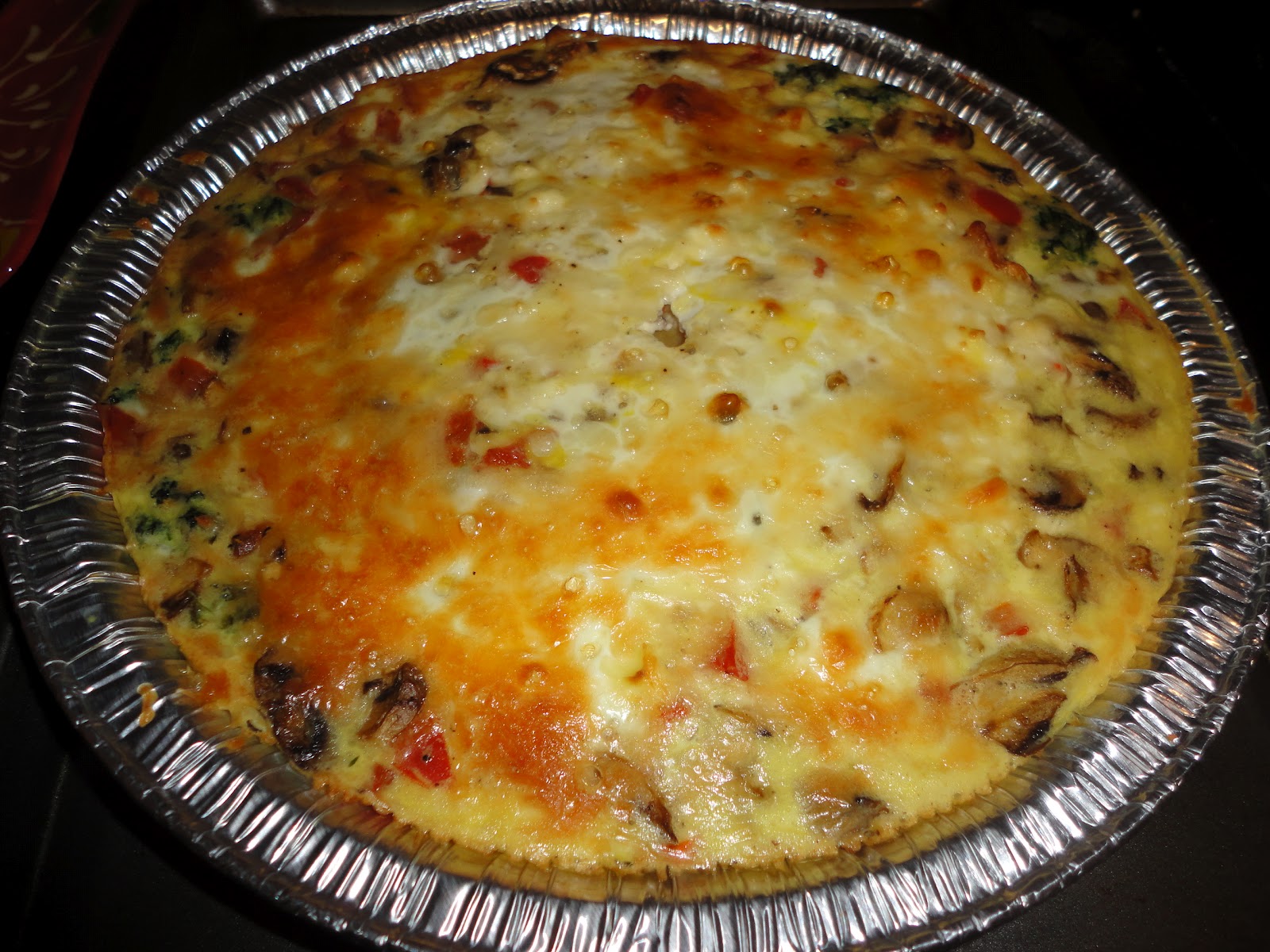 I'm Lexie and you know it: Spinach, Mushroom, and Feta Quiche