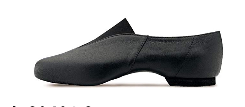 Dance Women's Super Jazz Leather and Elastic Slip On Jazz Shoe