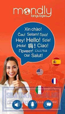 aplikasi belajar bahasa asing mondly