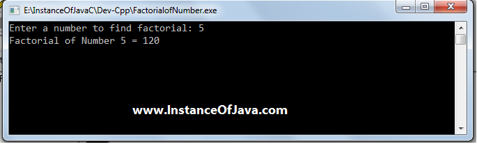Factorial Program In C Without Recursion Factorial Program In C Without Recursion