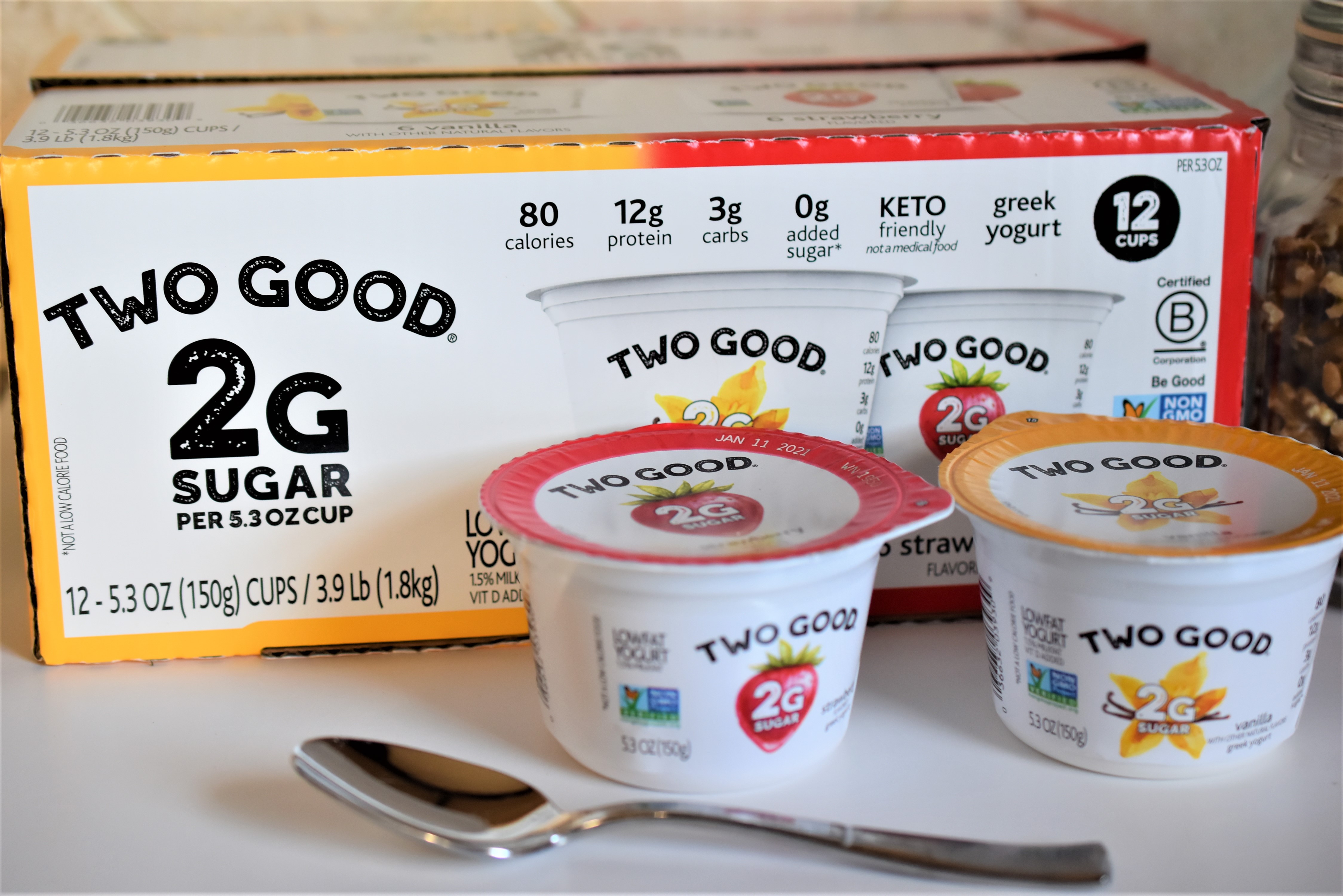 Two Good Greek Yogurt 12 Pack from Costco