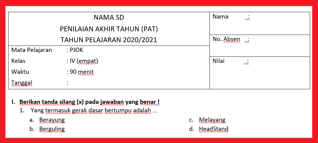 14+ Kunci jawaban pjok kelas 4 uji kompetensi 1 info