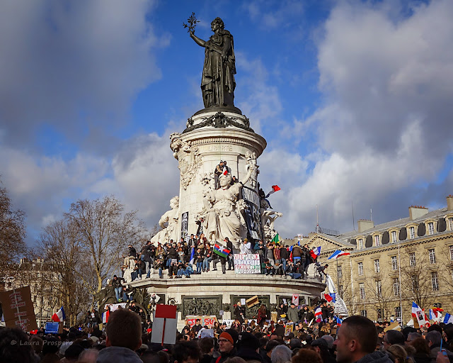 Place de la République - Marche Républicaine 11/01/15 #paris #JeSuisCharlie