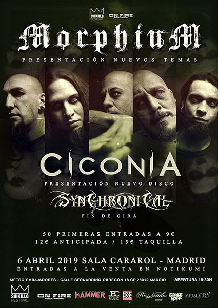 Fechas fin de gira de Ciconia ‹ Metaltrip