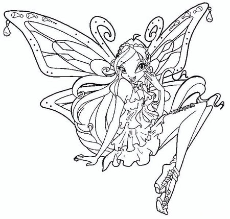 22 Winx Coloring Pages Free for Kids >> Disney Coloring Pages