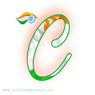 Happy Independence Day DP With Name C Letter | 15th August WhatsApp DP With Letter 2023