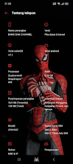 Kereen !!! Tema Oppo Spiderman A5 2020 ColorOs 7 Realme UI - Bang Sam Theme