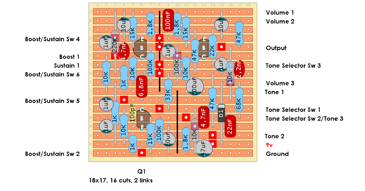 Dirtbox Layouts: Roland AF-100 Bee Baa Layout 2