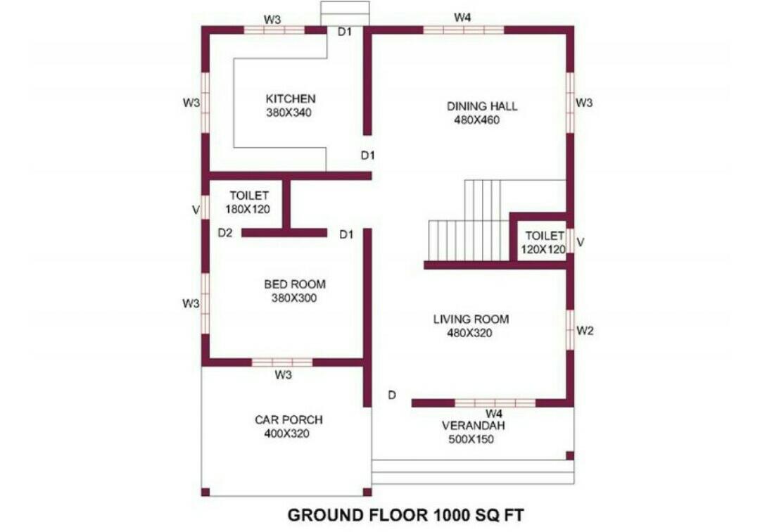 Featured image of post 18 Feet Front House Design Single Floor - The land length is 38 feet and width 29 feet.