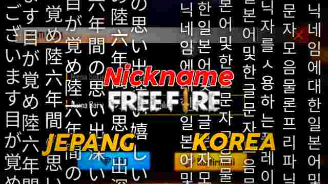 Kumpulan Simbol Jepang Untuk Nickname Free Fire Ff Mediarale