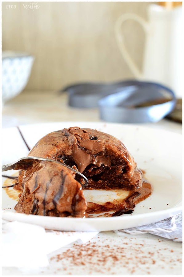 Coulant de chocolate negro