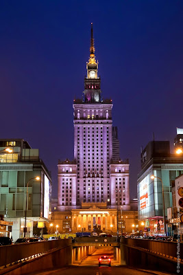Варшава с Дворца науки и культуры. Warsaw centrum