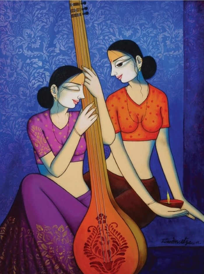 Pravin Utge Мечтательные фигуры в поэтическом стиле.