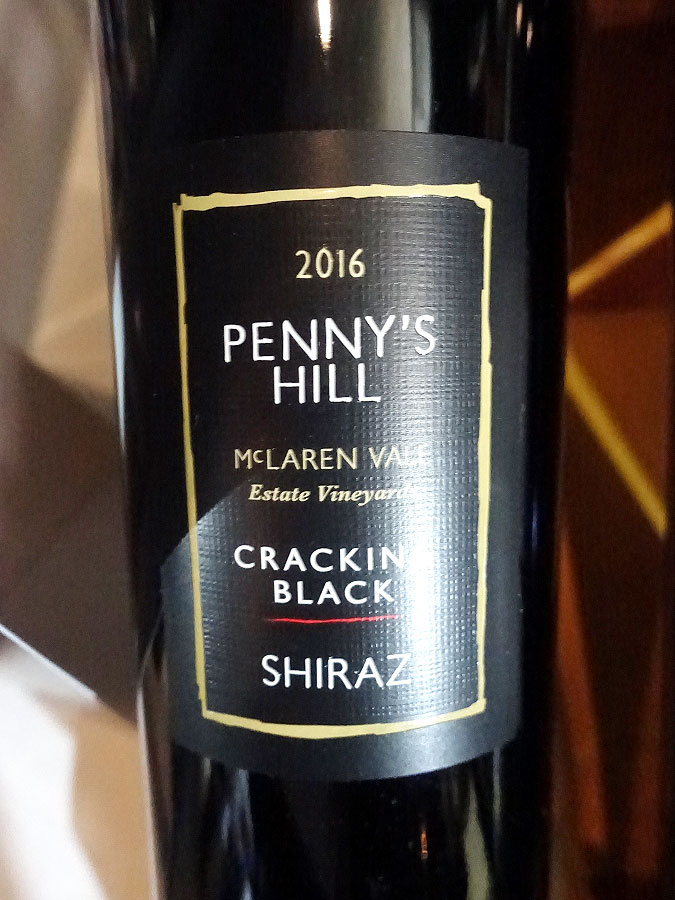 Penny's Hill Cracking Black Shiraz 2016 (90 pts)
