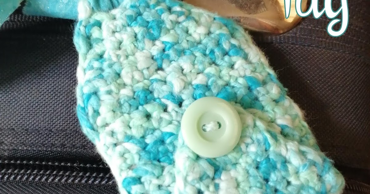 Yarn Over Hook Crochet Luggage Tags
