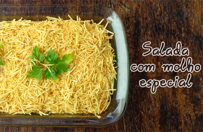 Receita: Salada com molho especial