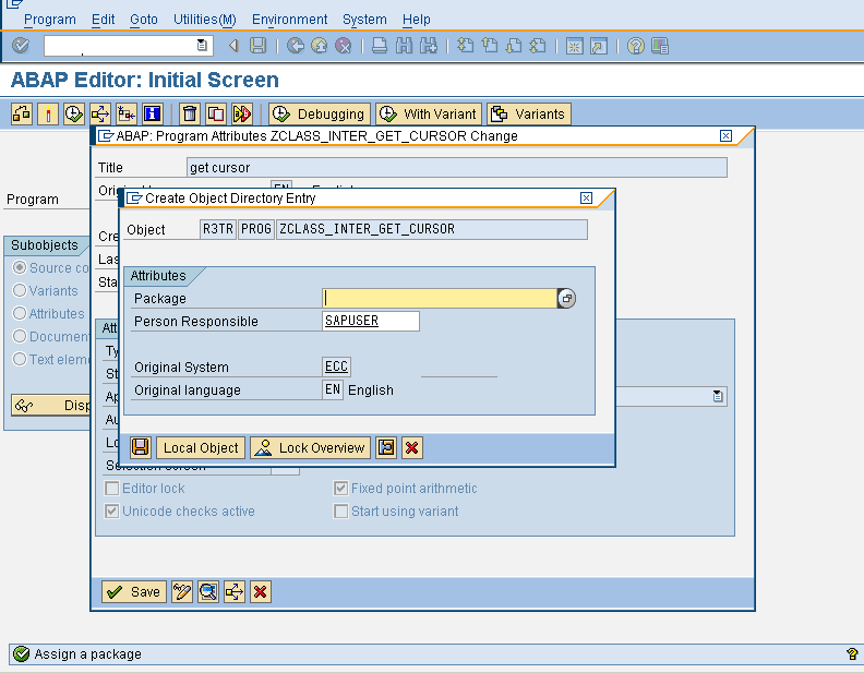SAP TECH Classical Interactive report based on Get Cursor Technique