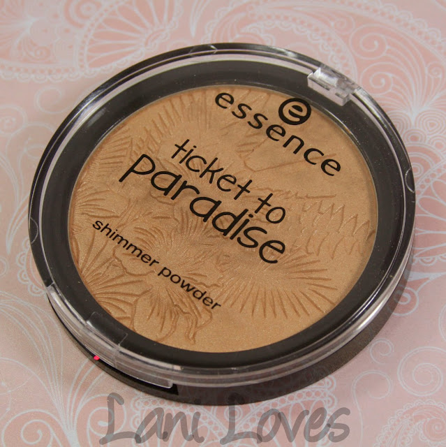 Essence Ticket to Paradise - Tropical Heat Shimmer Powder Swatches & Review