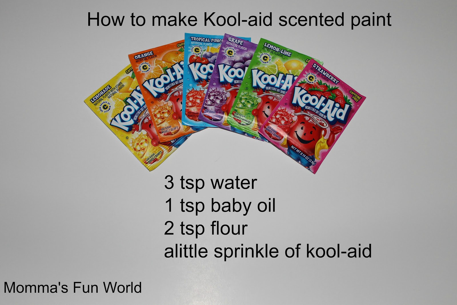 Momma's Fun World Scented KoolAid paint