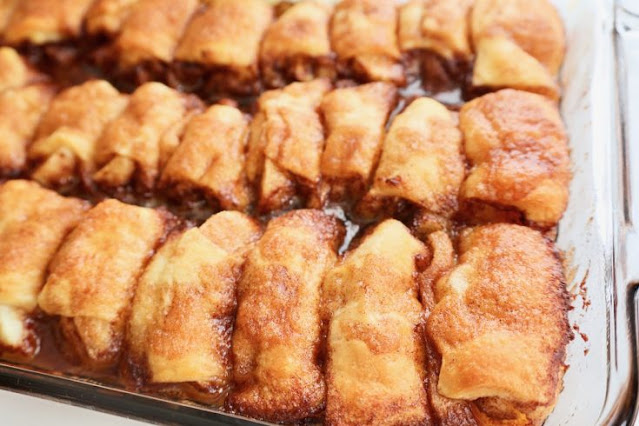 Easy Apple Crescent Dumplings