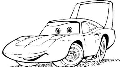 Gambar kartun cars hitam putih Gambar kartun cars hitam putih