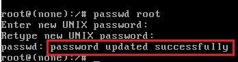Password updated successfully kali linux