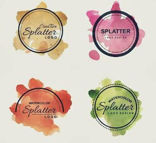 Desain Logo Olshop Splatter