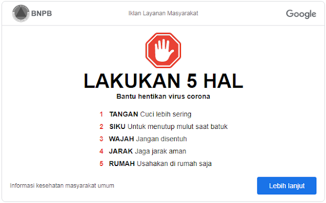 Lakukan 5 Hal ini untuk membantu hentikan virus corona