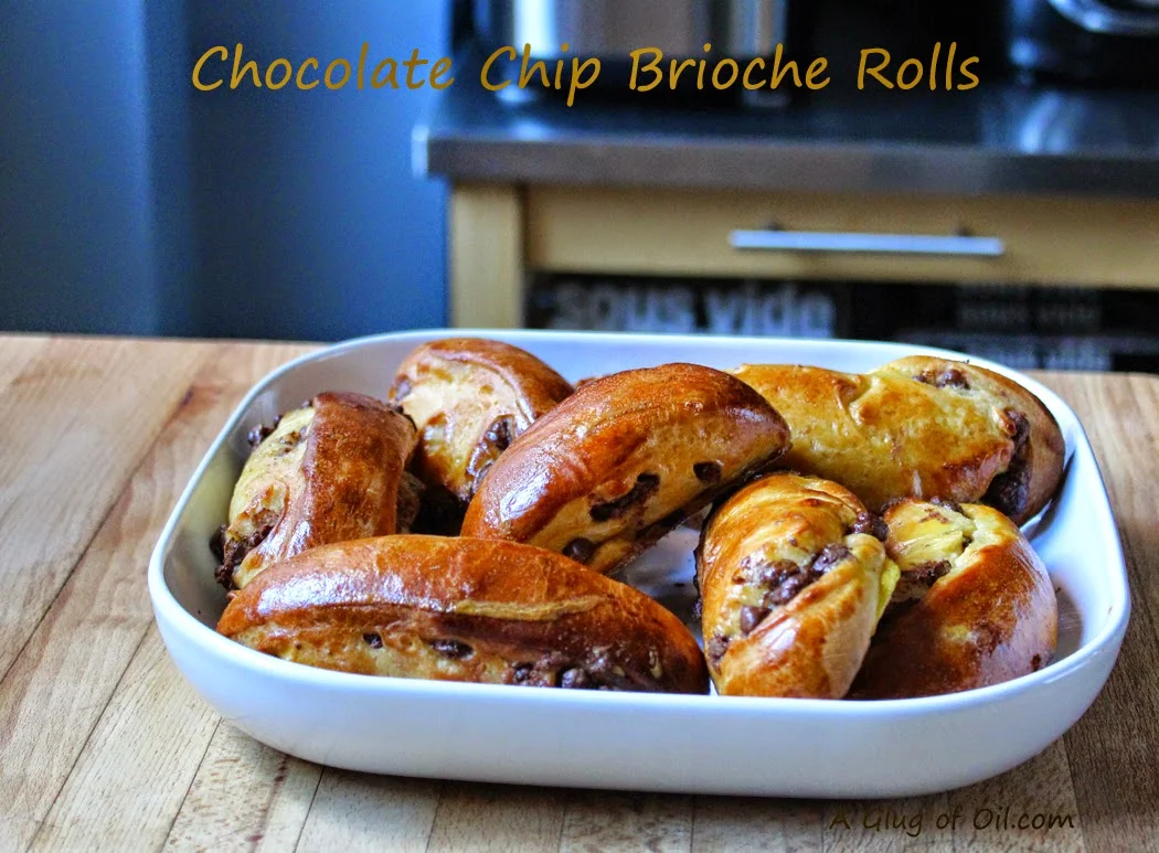 Chocolate Chip Brioche Rolls