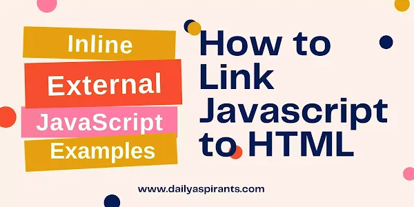 link javascript to html