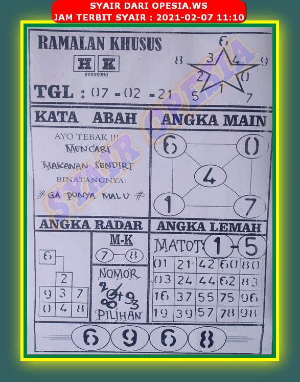 1 New Message Kode Syair Hongkong 7 Februari 2021 Forum Syair Togel Hongkong Singapura Sydney 1 New Message Kode Syair Hongkong 7 Februari 2021 Forum Syair Togel Hongkong Singapura Sydney