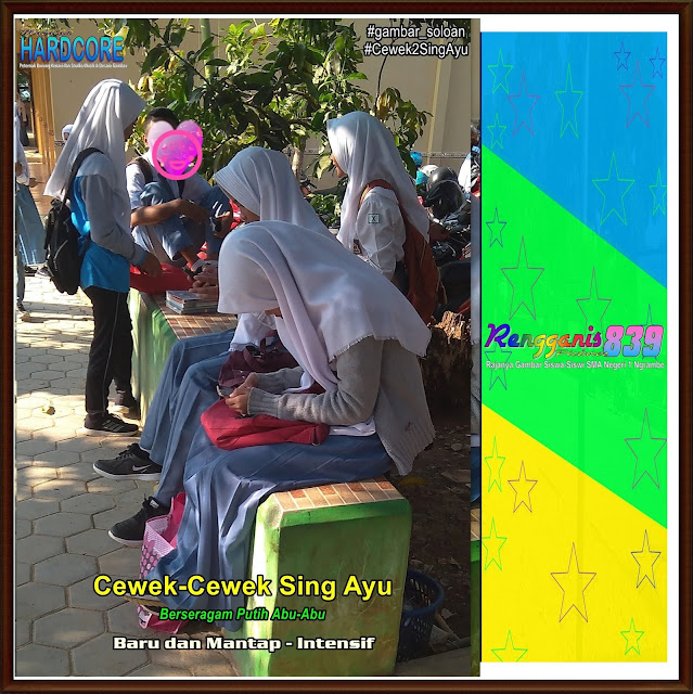 Gambar Soloan Spektakuler Terbaik di Indonesia - Gambar Siswa-Siswi SMA Negeri 1 Ngrambe Cover Berseragam Putih Abu-Abu - 6.2 RG