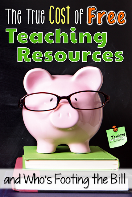 If you love free teaching resources, read this post to find out some facts that might surprise you!